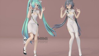 【MMD/初音/洛天依】来2份小可爱！