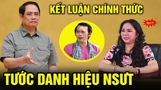 THÔNG BÁO KHẨN❌: Bộ Văn Hóa Chính Thức Nhận Đơn Đề Nghị Thu Hồi Danh Hiệu NSƯT của Hoài Linh