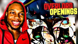 My Boy SKELLY! | OVERLORD NOOB reacts to Overlord ALL Openings! Anime Fan Reacts