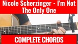 Nicole Scherzinger - I'm Not The Only One Back Track || Minus 1 Acoustic Guitar Karaoke