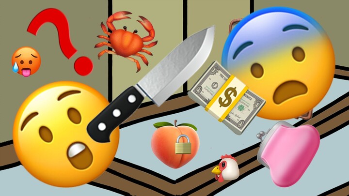 【إيموجي】حلقة السكين والبقرة في الدكان المجرّد الصغير