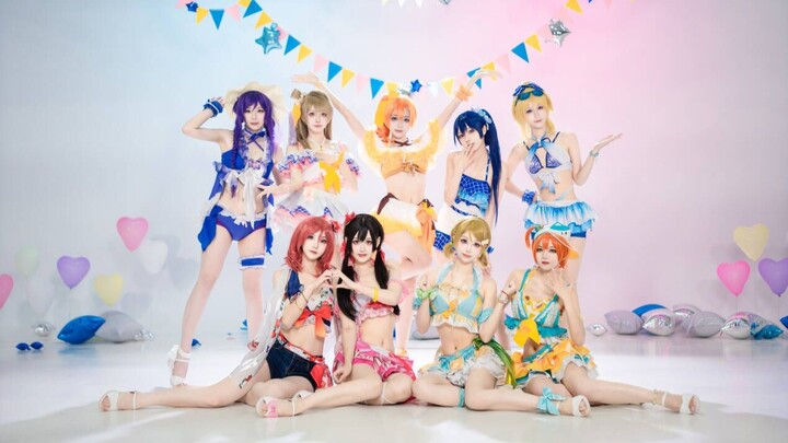 【Garlic Bird Bounce!】🌊 New swimsuit, summer‑colored smiles that pack a punch! Perfectly aligned from