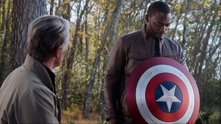 Avengers Endgame _ Cap Gives The Shield to Sam