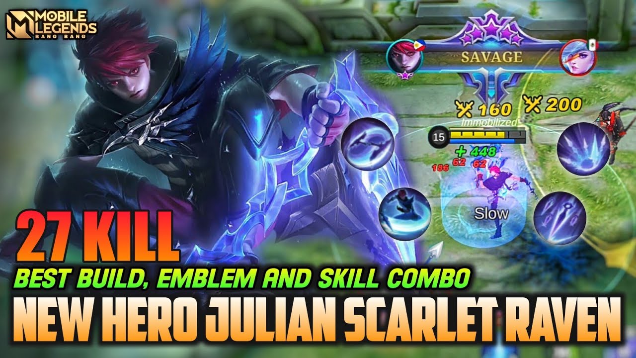 Julian Mobile Legends , Julian Gameplay Best Build And Skill Combo - Mobile  Legends Bang Bang - BiliBili