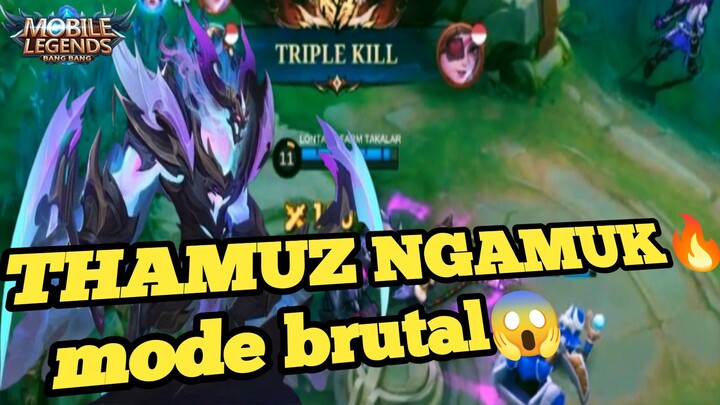 THAMUZ NGAMUK🔥🔥mode bru 😱😱😱