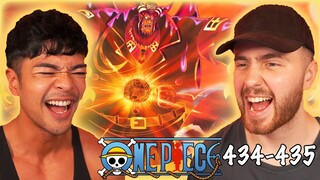 LUFFY VS MAGELLAN!! - One Piece Episode 434 & 435 REACTION + REVIEW!