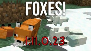 🔥Cáo xuất hiện trong Minecraft 1.11.0.23 !!!