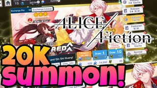 Alice Fiction Global - 20k+ Quarts Summon! *WORST LUCK EVER*