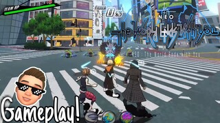 Combat Gameplay! NEO: The World Ends with You Nintendo Switch (No Commentary)