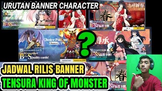 Urutan Rilis Banner Tensura King Of Monster