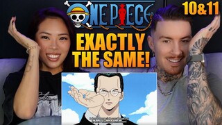 THE ANIME LOOKS THE SAME! | First Time Watching One Piece Anime! Ep 10-11