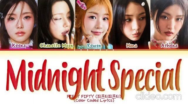 FIFTY FIFTY Midnight Special Lyrics (Color Coded Lyrics) (sped up)