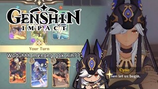 Lawan Baginda Lord Seno Marseno?! Genius Invokation TCG part 5 - Genshin Impact