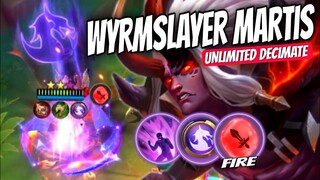 HYPER MARTIS !! WYRMSLAYER + SC FIRE  + GLOWING WAND !! MAGIC CHESS MOBILE LEGENDS