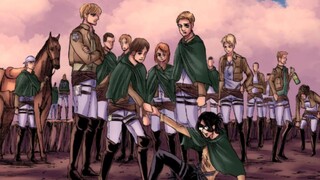 [ ผ่าพิภพไททันFinal Season Color Comic] บทที่ 132: Wings of Freedom, Flock､Hanji Lingben