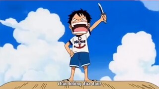 Chí Phèo Luffy rạch mặt ăn vạ