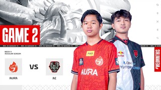 AURA vs ALTER EGO ESPORTS | Regular Season Week 9 Day 3 | Game 2 | #MPLIDS13