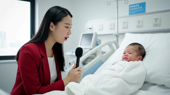Let’s interview the AI baby—still pretty cute!