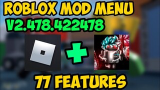 Roblox Mod Menu V2.478.422478 With 77 Features Updated Version | Ghost Mode 100% Working😈