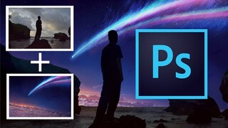 Tutorial Mengedit Pemandangan Seperti Pada Anime Kimi No Nawa ( Your Name ) | Adobe Photoshop