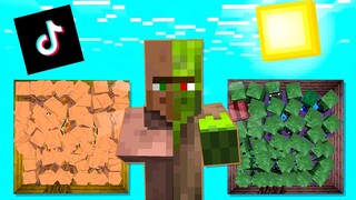 ลองเล่นตาม TikTok สุดเก๋!! สุดจ๊าบ..มันสร้างแบบนี้ได้ด้วยหรอ!(Minecraft TikTok)