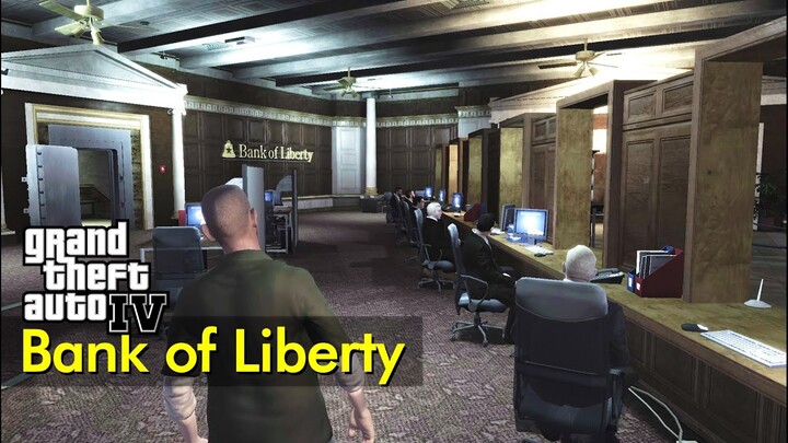 Bank of Liberty interiors (from Three Leaf Clover) | The GTA IV Tourist