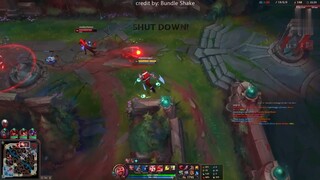 Azir tạo trụ cản không cho địch tiến vào nội tại bá đạo của đế vương surima #game