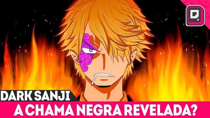 A CHAMA NEGRA REVELADA? O DESPERTAR DE DARK SANJI EXPLICADO E  PODER DA ESPIRAL  - ONE PIECE 1057