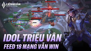 CHẾT CƯỜI IDOL TRIỆU VÂN HỆ CHIẾN FEED 18 MẠNG VẪN THẮNG MỘT CÁCH KHÔNG TƯỞNG - BÌNH LOẠN RANK VÀNG