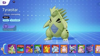 Pokemon UNITE: Tyranitar (All-Rounder) Gameplay