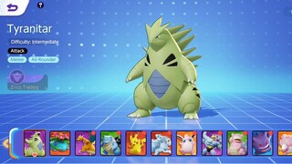 Pokemon UNITE: Tyranitar (All-Rounder) Gameplay