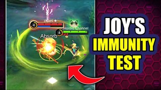 JOY HAS BROKEN CC IMMUNITY