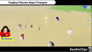 Tangkap Pokemon dapat Primogem - Genshin Impact Indonesia