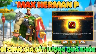 Max Herman P Đi Cùng Gia Cát Lượng Quá Khỏe - Đã Sỡ Hữu Đạo Cung Mạnh Nhất Hiện Tại Rise of Kingdoms