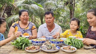 Đậm Đà Hương Vị Món Canh Chua Cá Ngát Ăn Ngoài Vườn Thiệt Mát| TKQ & Family T743