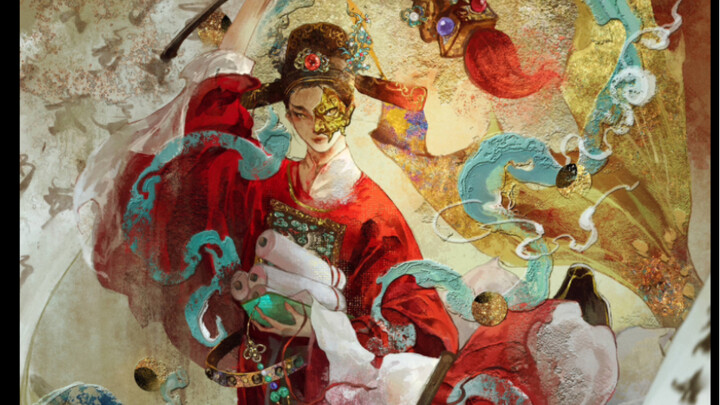 Personifikasi Harta Nasional | Karang Merah Kui Xing Menunjuk Bintang