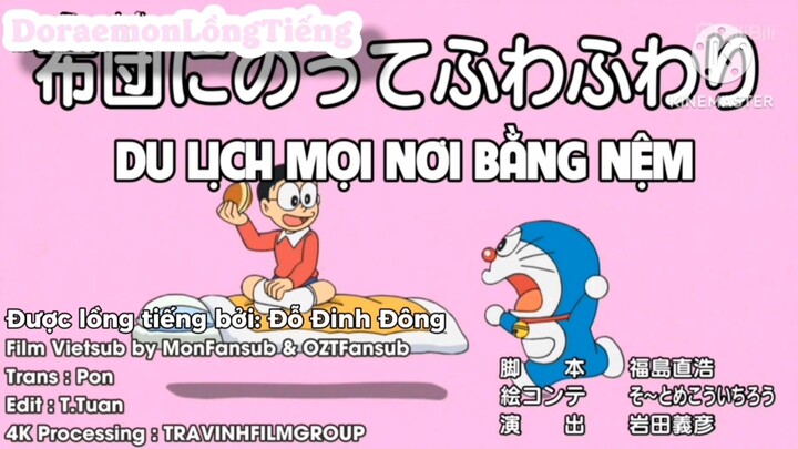 DORAEMON TẬP 555 | DU LỊCH MỌI NƠI BẰNG NỆM |  Vietsud + Lồng Tiếng