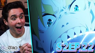 "GARF CAUGHT IT" Re:Zero Season 2 Episode 22 Live Reaction!
