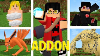 *NOVO* ADDON do NARUTO REALISTA no Minecraft *kurama, jutsu e muito mais* ‹‹ P3DRU ››