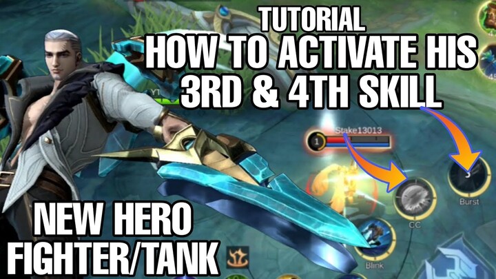 [ Tutorial ] New Hero Fredrinn How To Activate His 3rd & 4th Skills | MLBB