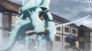 Cocytus easily Kills Brain with One Slash and Pays Respect to Him | overlord season 4 episode 12