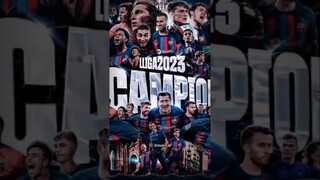 Selamat Buat FC Barcelona Memenangkan La Liga 2022/2023🏆||#shorts #gudang138