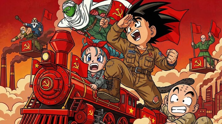 [Soviet Style] Incredible Labor! | Dragon Ball Z OP