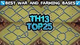 New Th13 War Base With Link | New Top 25 Th13 Cwl Bases | Farming & Trophy🏆 Bases | Clash Of Clans
