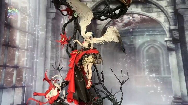 Góc rơi bị giam giữ được làm bằng đất sét ｜ Đất sét tạo nhân vật gốc