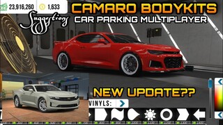 New Update 4.8.6.0? New Chevrolet Camaro Bodykits Suggestions in Car Parking Multiplayer