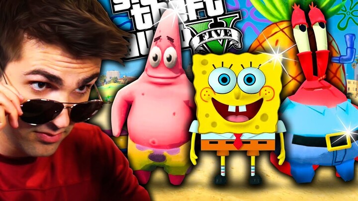 BOB ESPONJA EN GTA V !! (Mod)