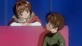 Syaoran's heart beats faster when he sees Sakura