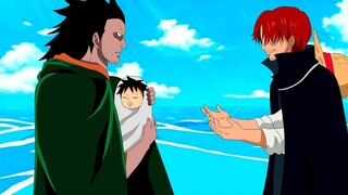 The True Secret Connection of Shanks and Dragon! Luffy's Father Secret - One Piece