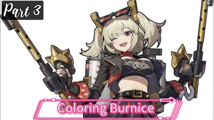 Coloring Burnice From Zenless Zone Zero (Part 3)